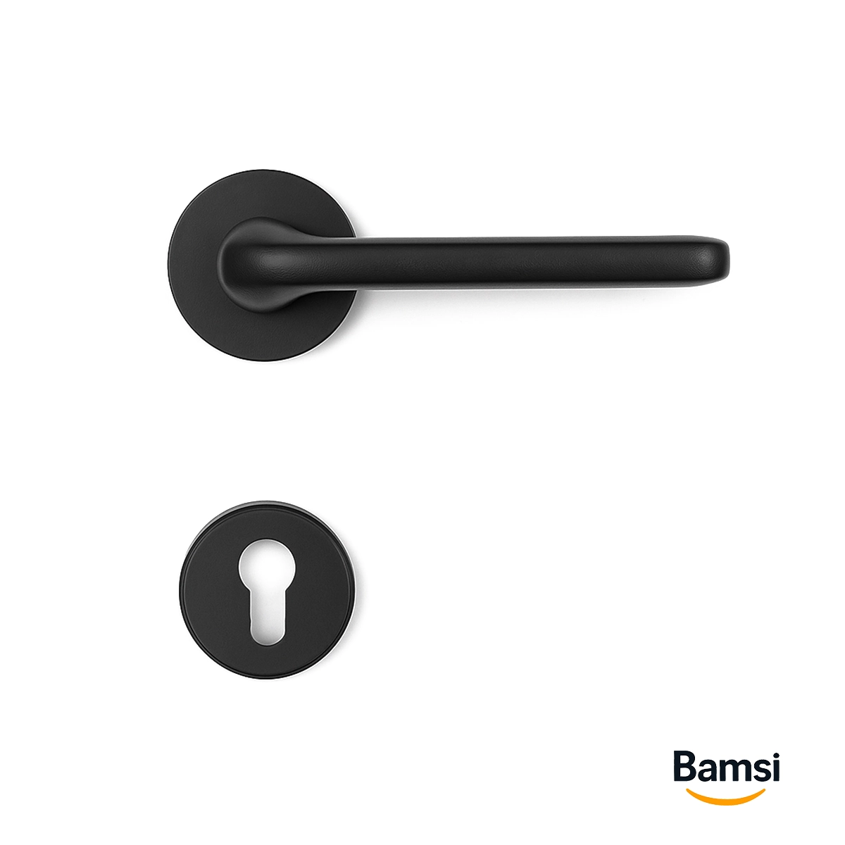 دستگیره درب مشکی مات فوما کد - fuma 5900