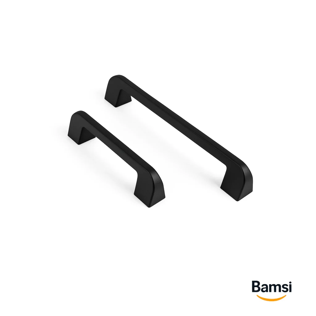 دستگیره کابینت cx65 مشکی برند سه آ