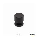 دستگیره تک پیچ کابینت و کمد مشکی مات b220