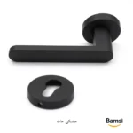 دستگیره درب مشکی مات فوما کد ۱۹۰۰ - f19
