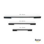 دستگیره کابینت مشکی مات c32 برونتیل