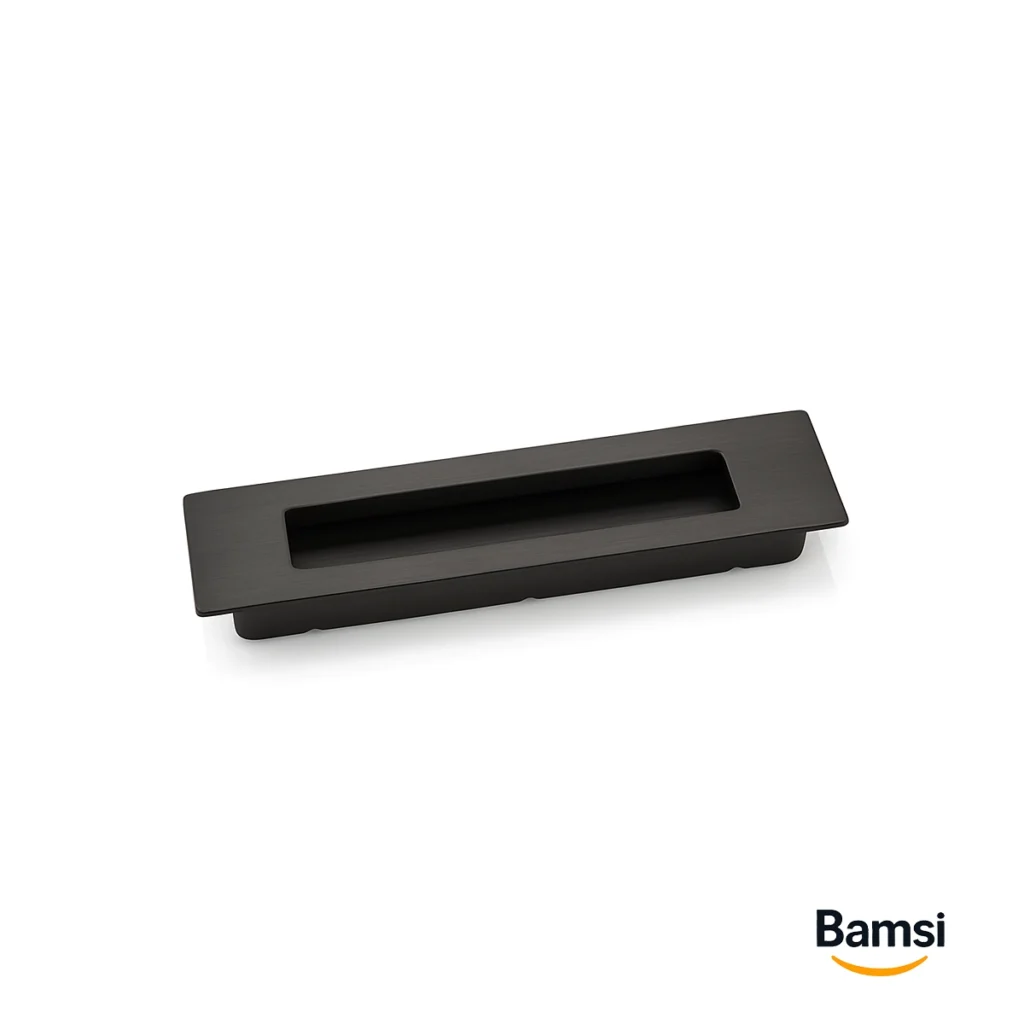 سه آپلاسدستگیره توکار مستطیلی کد CX25 مشکی