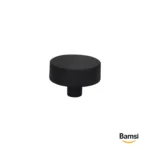 دستگیره تک پیچ کابینت و کمد مشکی مات سه‌آپلاس ts1200