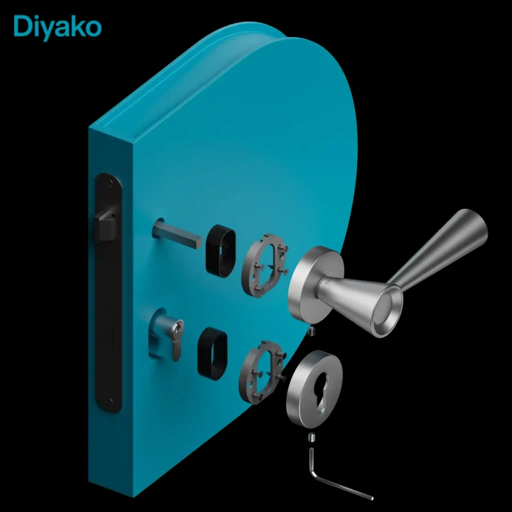 دستگیره درب دیاکو diyako