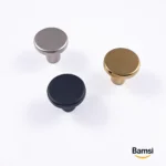 دستگیره تک پیچ کابینت و کمد h210- مشکی مات و سیلور مات و طلایی براق