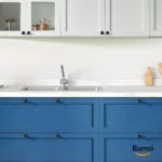 دستگیره تک پیچ کابینت و کمد مشکی مات h210