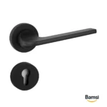 دستگیره رزت کد K630 کاواک به رنگ مشکی